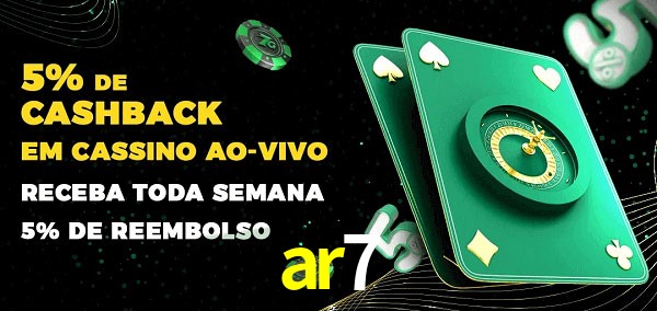 Promoções do cassino ao Vivo ar7